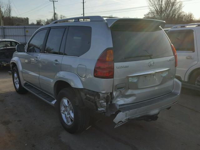 JTJBT20X540048511 - 2004 LEXUS GX 470 SILVER photo 3