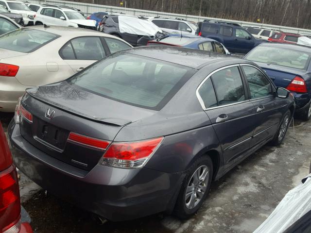 1HGCP2F68CA083354 - 2012 HONDA ACCORD SE GRAY photo 4