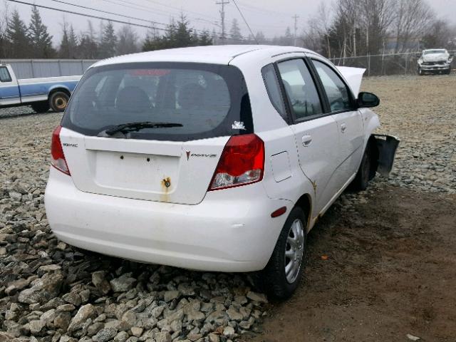 KL2TD62685B308697 - 2005 PONTIAC WAVE WHITE photo 4