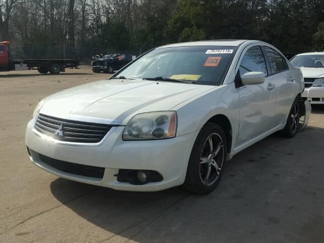 4A3AB56F99E026469 - 2009 MITSUBISHI GALANT ES WHITE photo 2