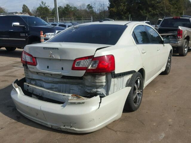 4A3AB56F99E026469 - 2009 MITSUBISHI GALANT ES WHITE photo 4