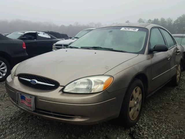 1FAFP52223A164064 - 2003 FORD TAURUS LX GOLD photo 2