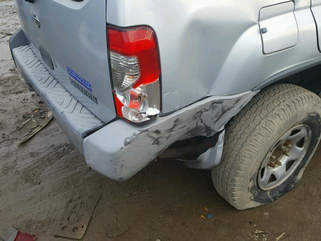 5N1ED28Y5YC601409 - 2000 NISSAN XTERRA XE SILVER photo 9