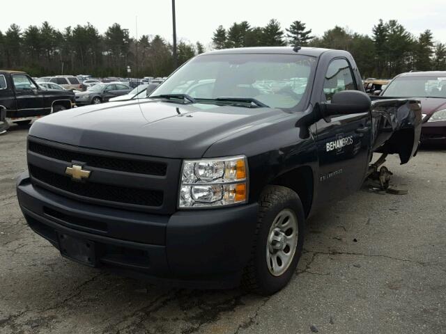 1GCEC14X49Z163785 - 2009 CHEVROLET SILVERADO BLACK photo 2