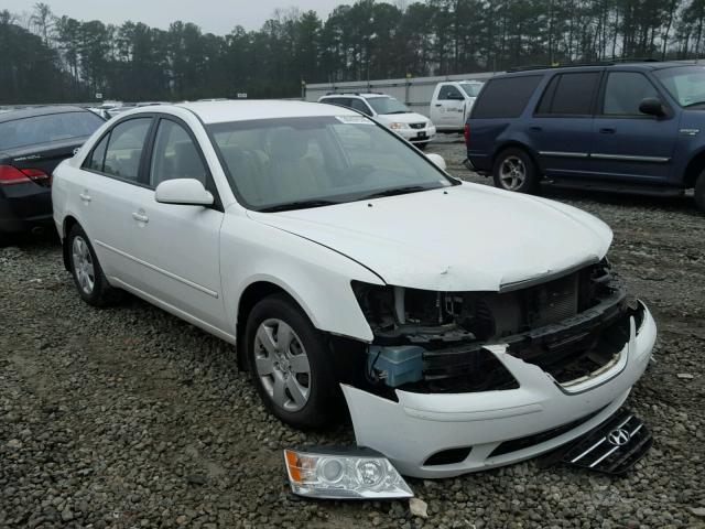 5NPET46C29H484274 - 2009 HYUNDAI SONATA GLS WHITE photo 1