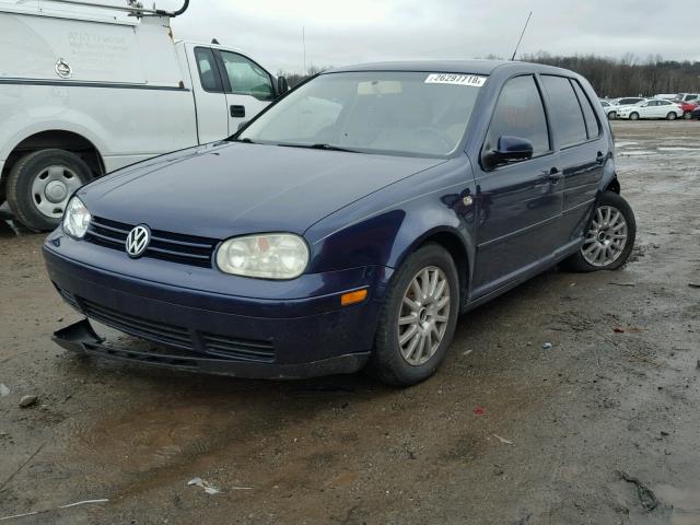 9BWGK61J434023111 - 2003 VOLKSWAGEN GOLF GLS BLUE photo 2