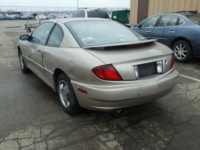 1G2JB12F347187502 - 2004 PONTIAC SUNFIRE GOLD photo 3