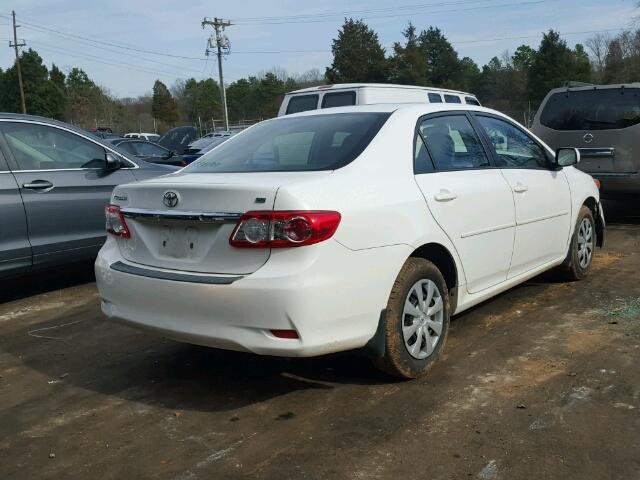 JTDBU4EE7B9134057 - 2011 TOYOTA COROLLA BA WHITE photo 4