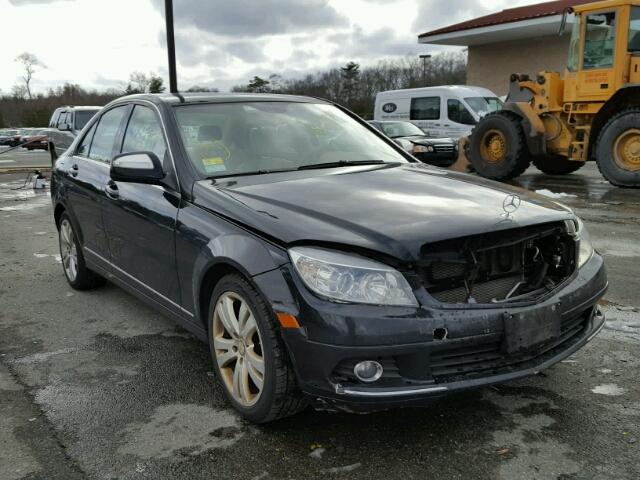 WDDGF81X38F136841 - 2008 MERCEDES-BENZ C 300 4MAT BLACK photo 1