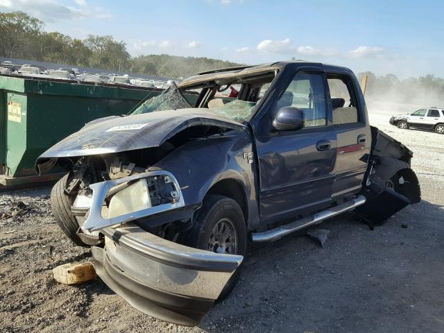 1FTRW07652KD85661 - 2002 FORD F150 SUPER BLUE photo 2