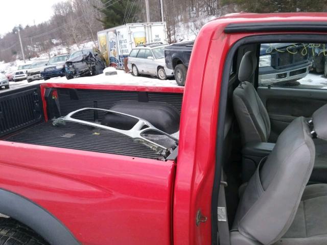 5TEPM62N12Z020145 - 2002 TOYOTA TACOMA RED photo 6