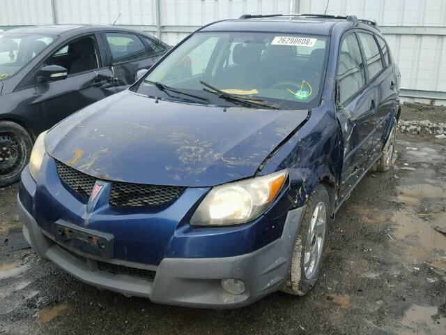 5Y2SL62813Z449354 - 2003 PONTIAC VIBE BLUE photo 2