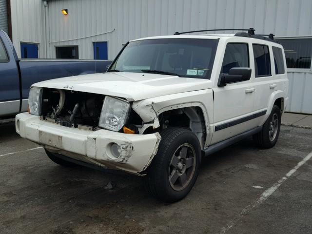 1J8HG48K27C501758 - 2007 JEEP COMMANDER WHITE photo 2