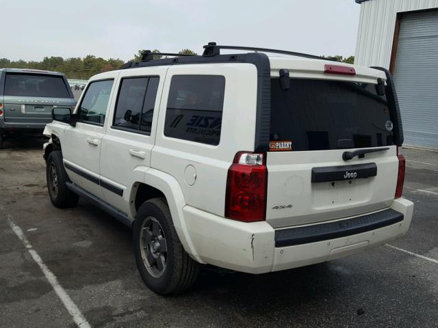 1J8HG48K27C501758 - 2007 JEEP COMMANDER WHITE photo 3