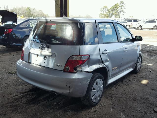 JTKKT624165013413 - 2006 TOYOTA SCION XA SILVER photo 4