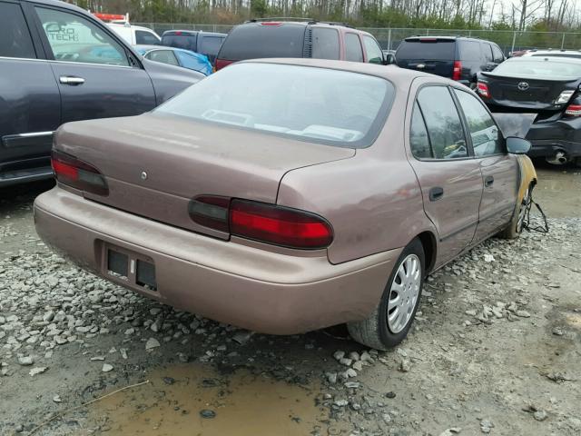1Y1SK5367PZ007299 - 1993 GEO PRIZM BASE 棕色 照片 4