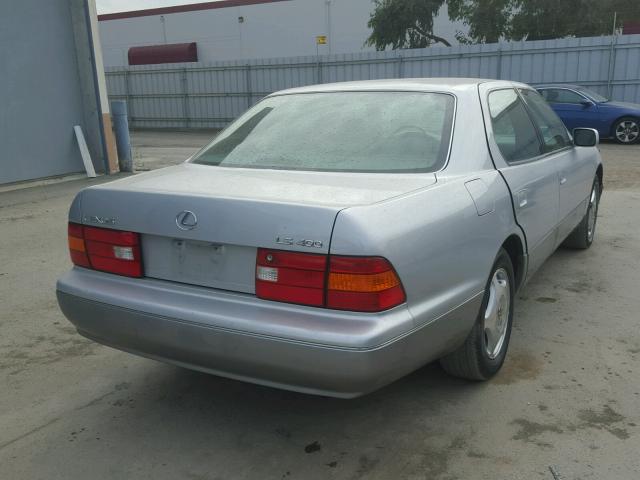 JT8BH28F6X0162116 - 1999 LEXUS LS 400 SILVER photo 4