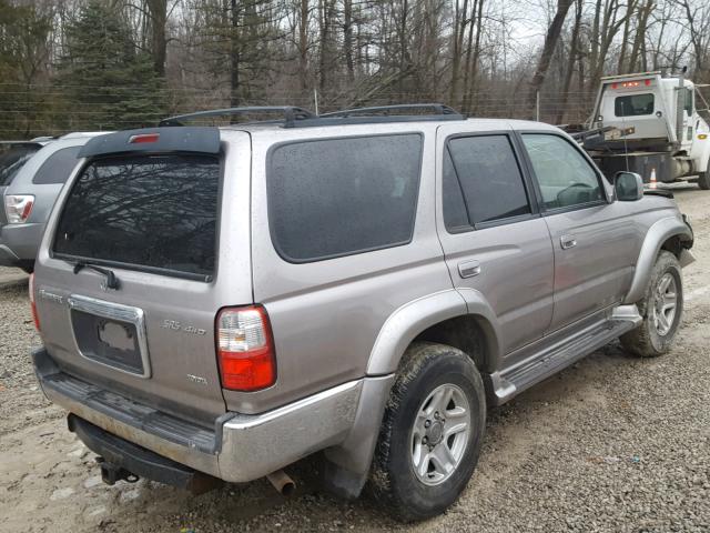 JT3HN86R020368386 - 2002 TOYOTA 4RUNNER SR SILVER photo 4