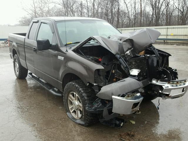 1FTPX14565NA79416 - 2005 FORD F150 GRAY photo 1