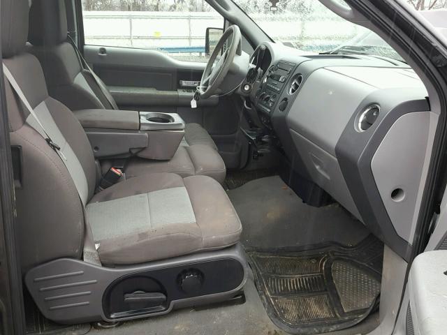 1FTPX14565NA79416 - 2005 FORD F150 GRAY photo 5