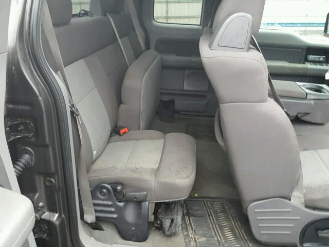 1FTPX14565NA79416 - 2005 FORD F150 GRAY photo 6