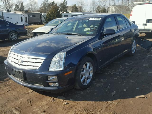 1G6DC67A760214053 - 2006 CADILLAC STS BLUE photo 2