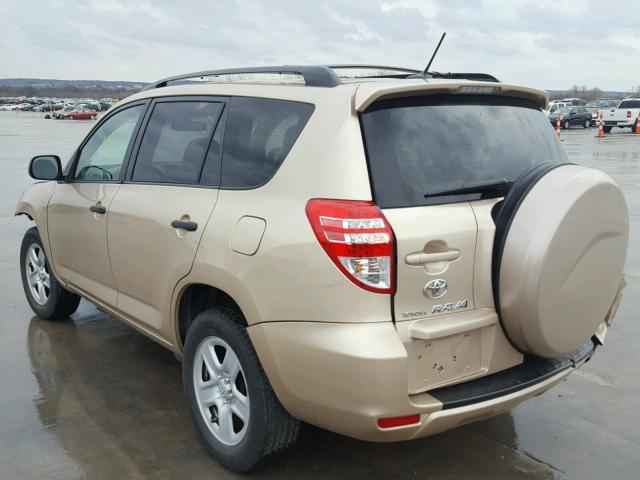 JTMZF4DV5AD024727 - 2010 TOYOTA RAV4 GOLD photo 3