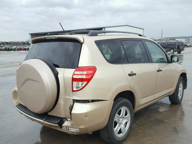 JTMZF4DV5AD024727 - 2010 TOYOTA RAV4 GOLD photo 4