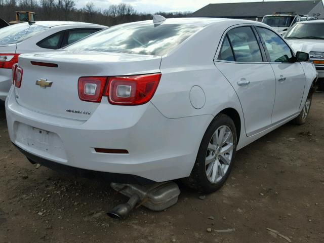 1G11F5SL2FF294202 - 2015 CHEVROLET MALIBU LTZ WHITE photo 4