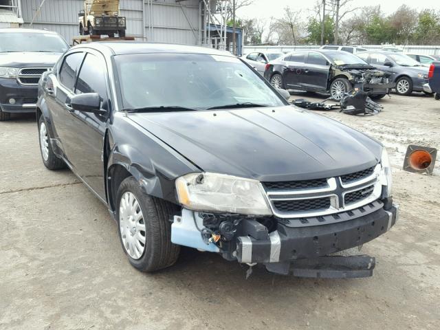 1B3BD2FGXBN583746 - 2011 DODGE AVENGER LU BLACK photo 1