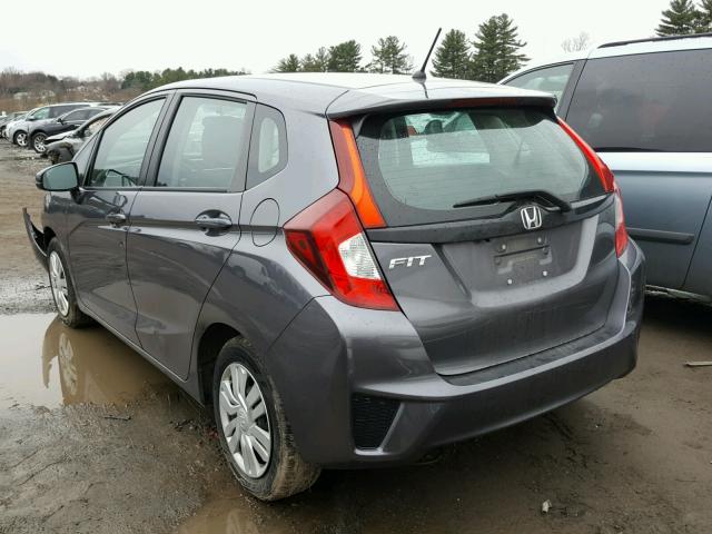 3HGGK5G56FM726833 - 2015 HONDA FIT LX رمادي صورة 3