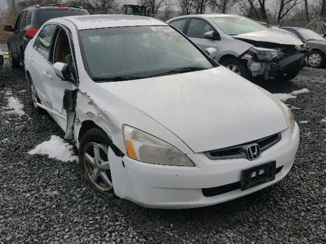 1HGCM56845A041844 - 2005 HONDA ACCORD EX WHITE photo 1