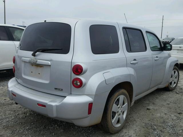 3GNBAADB6AS513617 - 2010 CHEVROLET HHR LS SILVER photo 4