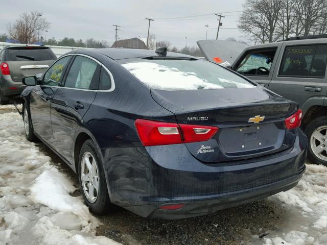 1G1ZB5ST6GF337455 - 2016 CHEVROLET MALIBU LS BLUE photo 3