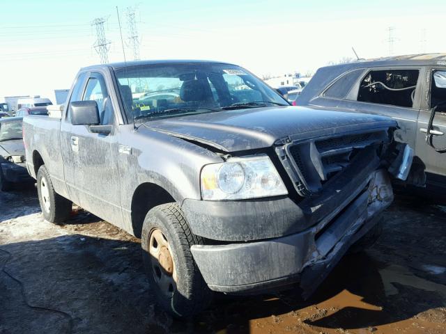 1FTRF12297KB48348 - 2007 FORD F150 GRAY photo 1