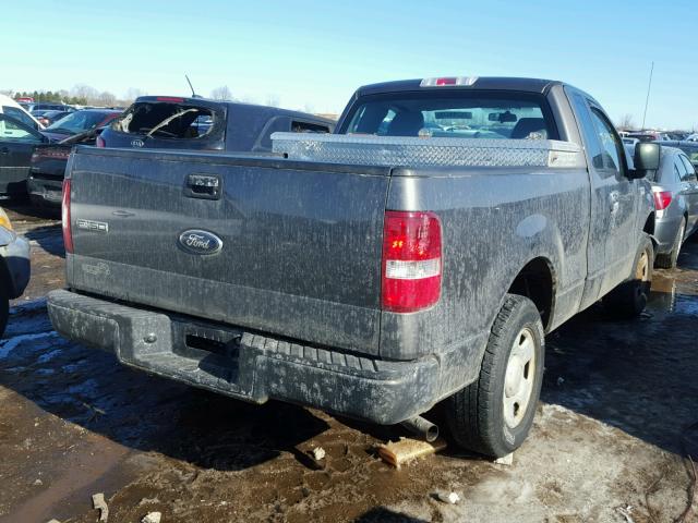 1FTRF12297KB48348 - 2007 FORD F150 GRAY photo 4