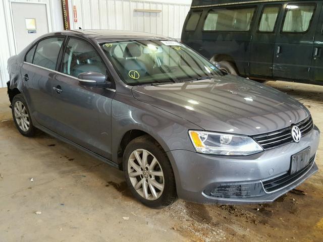 3VWD07AJ7EM433169 - 2014 VOLKSWAGEN JETTA SE GRAY photo 1