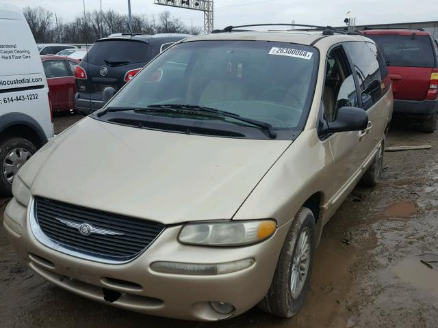 1C4GP44G2YB745289 - 2000 CHRYSLER TOWN & COU TAN photo 2