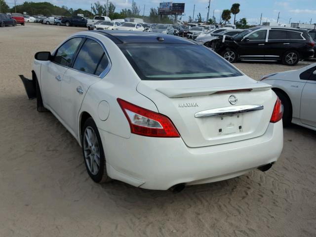 1N4AA5AP0AC835922 - 2010 NISSAN MAXIMA S WHITE photo 3