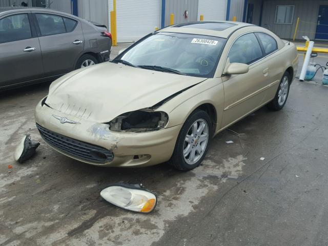 4C3AG52H31E076531 - 2001 CHRYSLER SEBRING LX GOLD photo 2