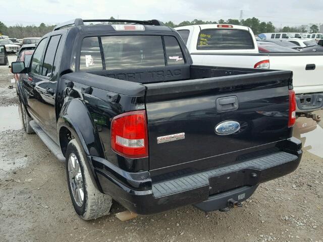 1FMEU33K97UA32954 - 2007 FORD EXPLORER S BLACK photo 3