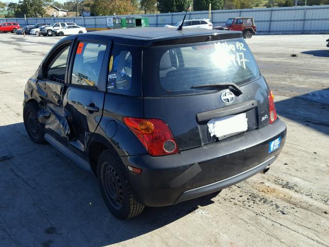 JTKKT624850083194 - 2005 TOYOTA SCION XA შავი ფოტო 3