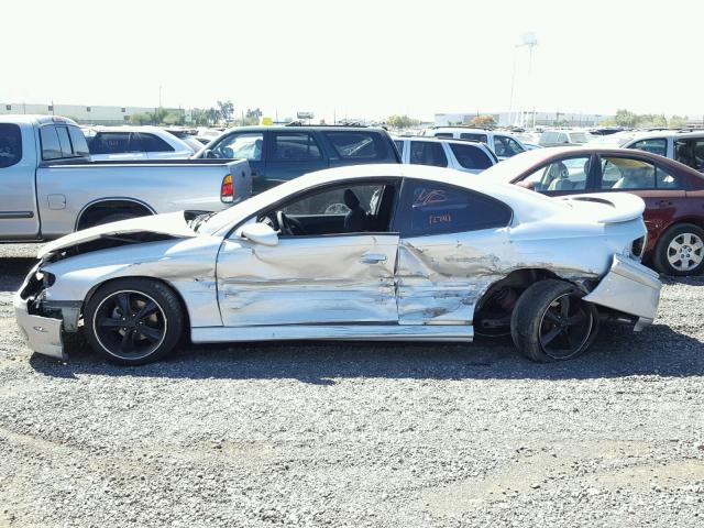 6G2VX12G54L303689 - 2004 PONTIAC GTO SILVER photo 9