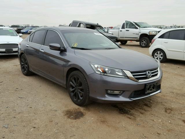 1HGCR2F50DA051727 - 2013 HONDA ACCORD SPO GRAY photo 1