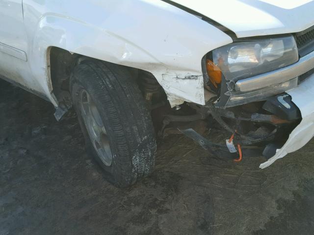 1GNDT13S372187297 - 2007 CHEVROLET TRAILBLAZE WHITE photo 9