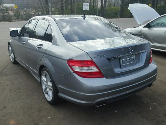 WDDGF54X78F147528 - 2008 MERCEDES-BENZ C 300 GRAY photo 3