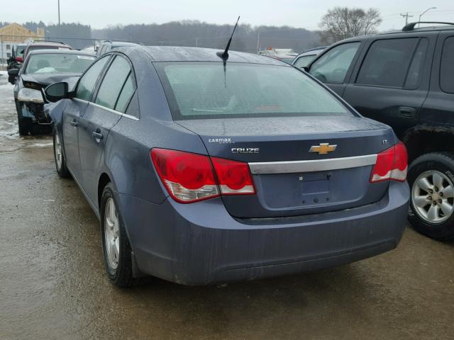 1G1PC5SBXE7291292 - 2014 CHEVROLET CRUZE LT BLACK photo 3