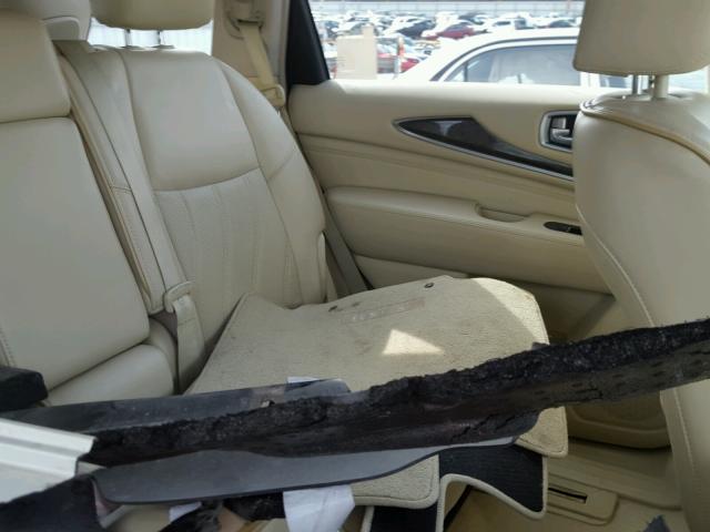 5N1AL0MM9DC316845 - 2013 INFINITI JX35 BASE WHITE photo 6