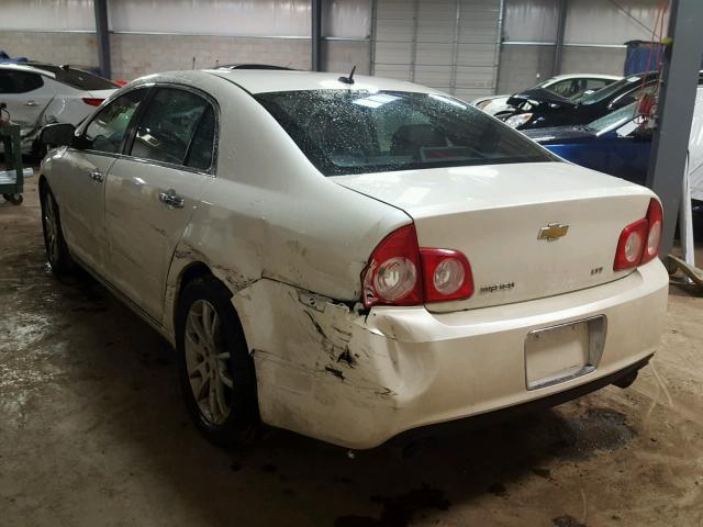 1G1ZE5E75BF396852 - 2011 CHEVROLET MALIBU LTZ WHITE photo 3