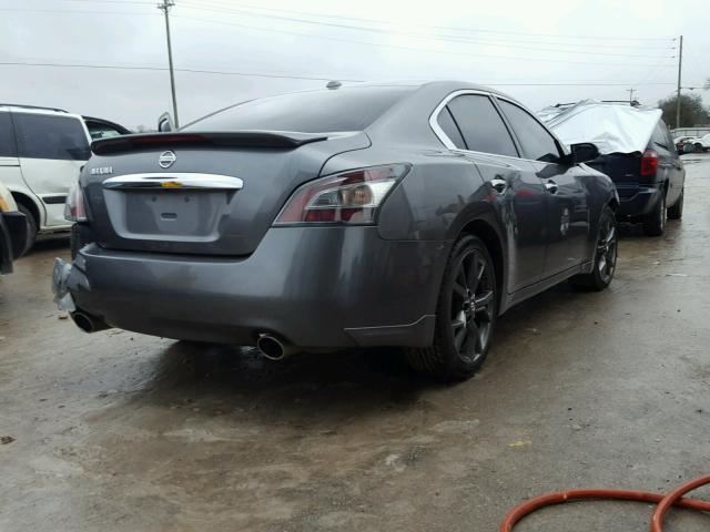 1N4AA5AP8EC473912 - 2014 NISSAN MAXIMA S GRAY photo 4